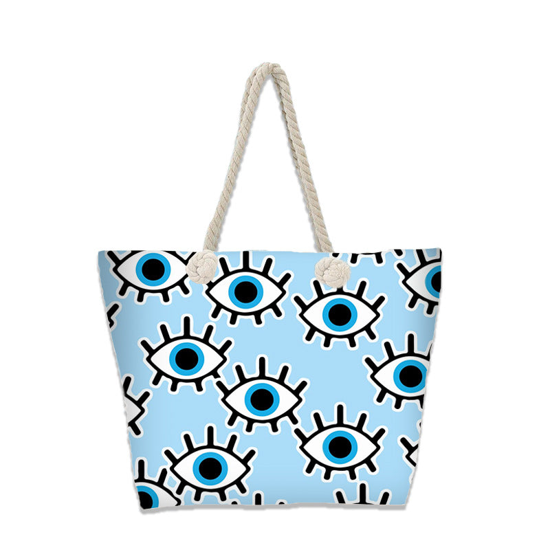 Evil Eye Beach Bag