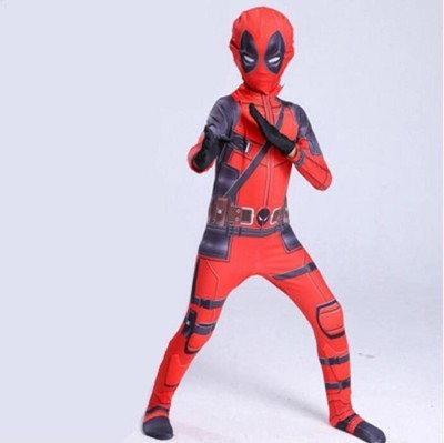 Deadpool Kids & Adult Costume Set | Cosplay Bodysuit, Backpack & Accessories