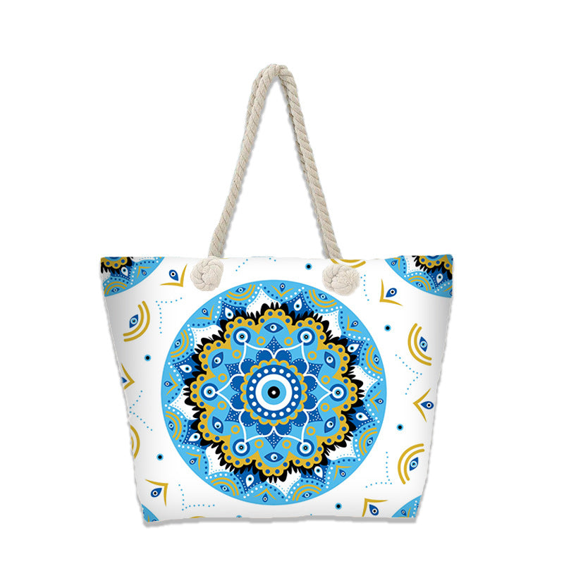 Evil Eye Beach Bag