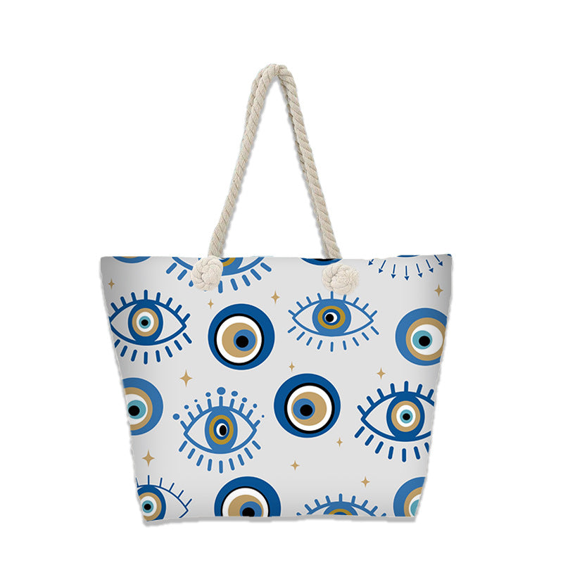 Evil Eye Beach Bag