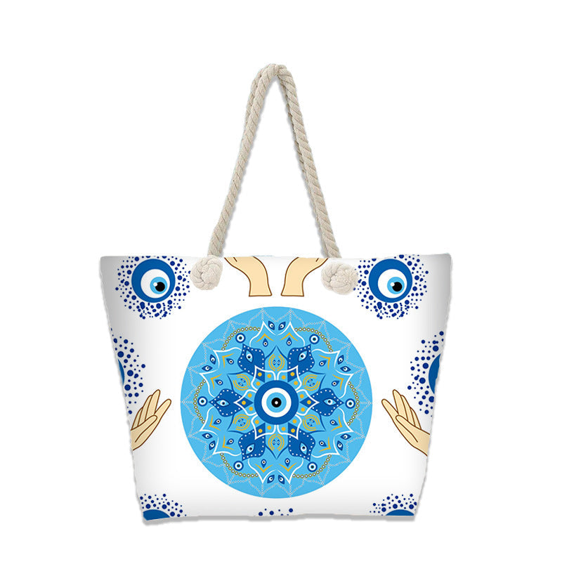 Evil Eye Beach Bag