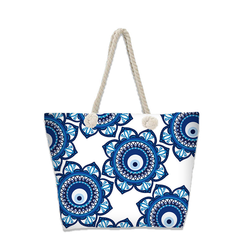 Evil Eye Beach Bag