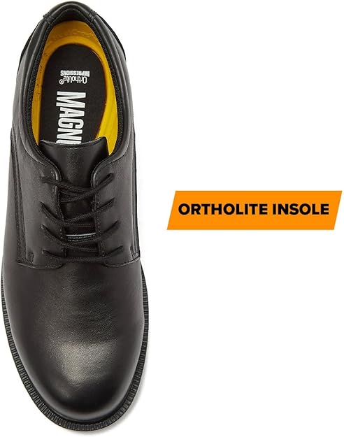 Magnum Active Duty Oxford Men's Work Shoe | Non-Slip | Black | Regular & Wide | Sizes 7–16