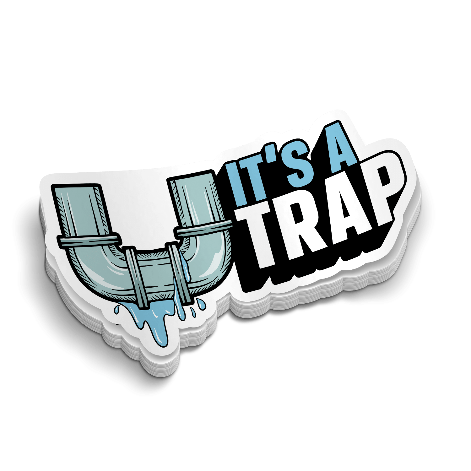 Plumbers Sticker Pack | 18 Best-Selling Hard Hat Stickers for Plumbers