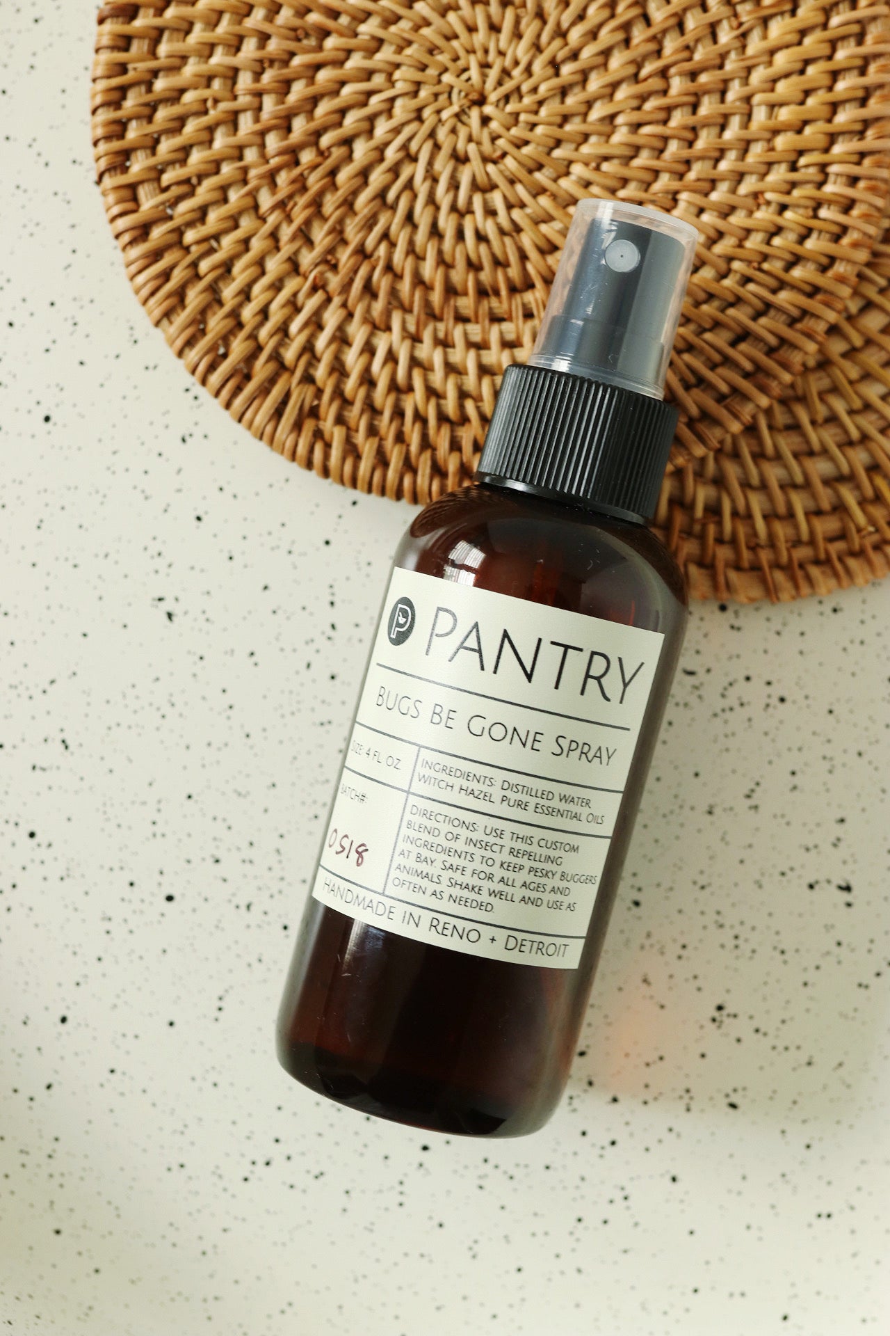 Bugs-Be-Gone Natural Bug Repellent Spray | DEET-Free | Essential Oils | 4 oz & 16 oz