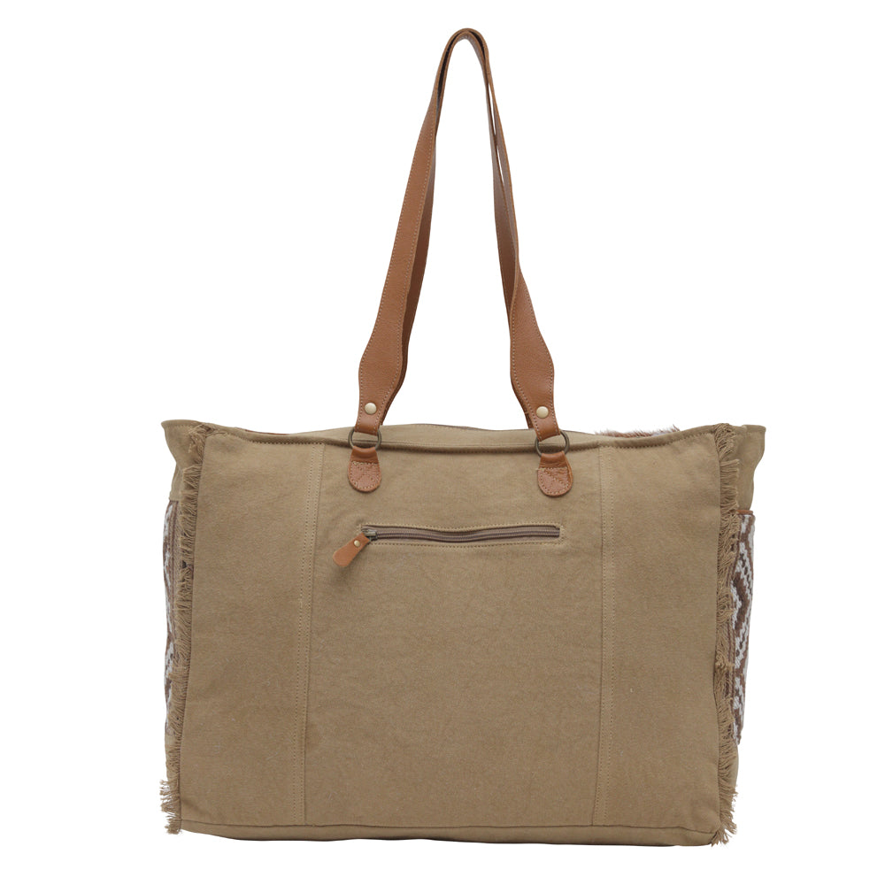 Myra Weekender Bag – Genuine Leather & Hair-On-Hide