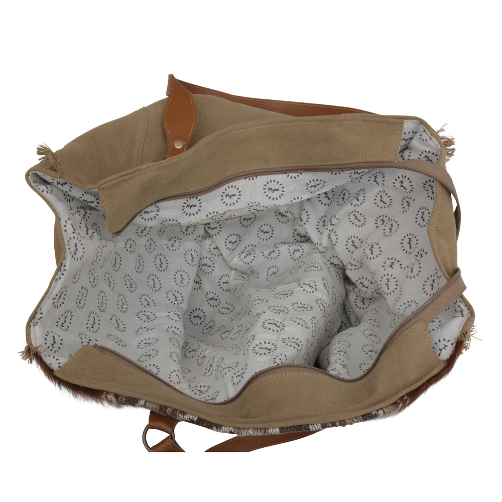 Myra Weekender Bag – Genuine Leather & Hair-On-Hide