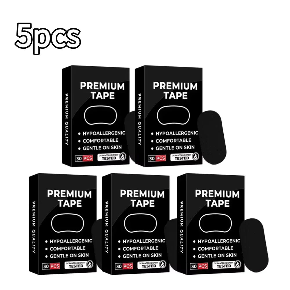 Anti-Snoring Sleep Mouth Tape with Nasal Strips – Medical-Grade Snoring Relief