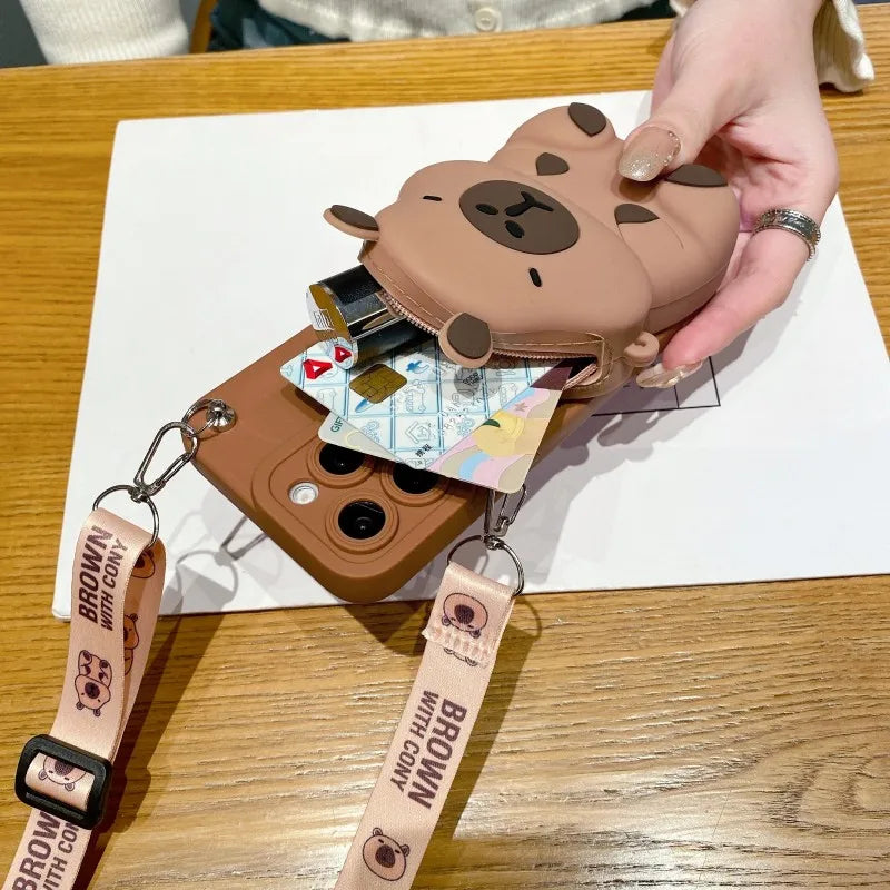 Chonky Capybara Samsung Handyhülle & Lanyard | Kawaii Ästhetik Handyhülle