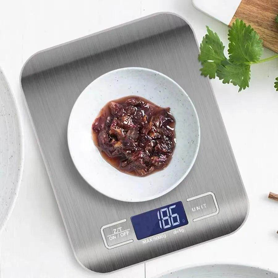 SmartFusion Digital Kitchen Scale | Stainless Steel, LCD Display, Precise Measurements