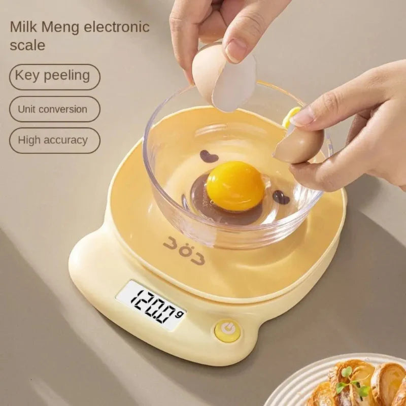 Kawaii Animal Kitchen Scales | Cute Digital Food Scale for Baking & Cooking