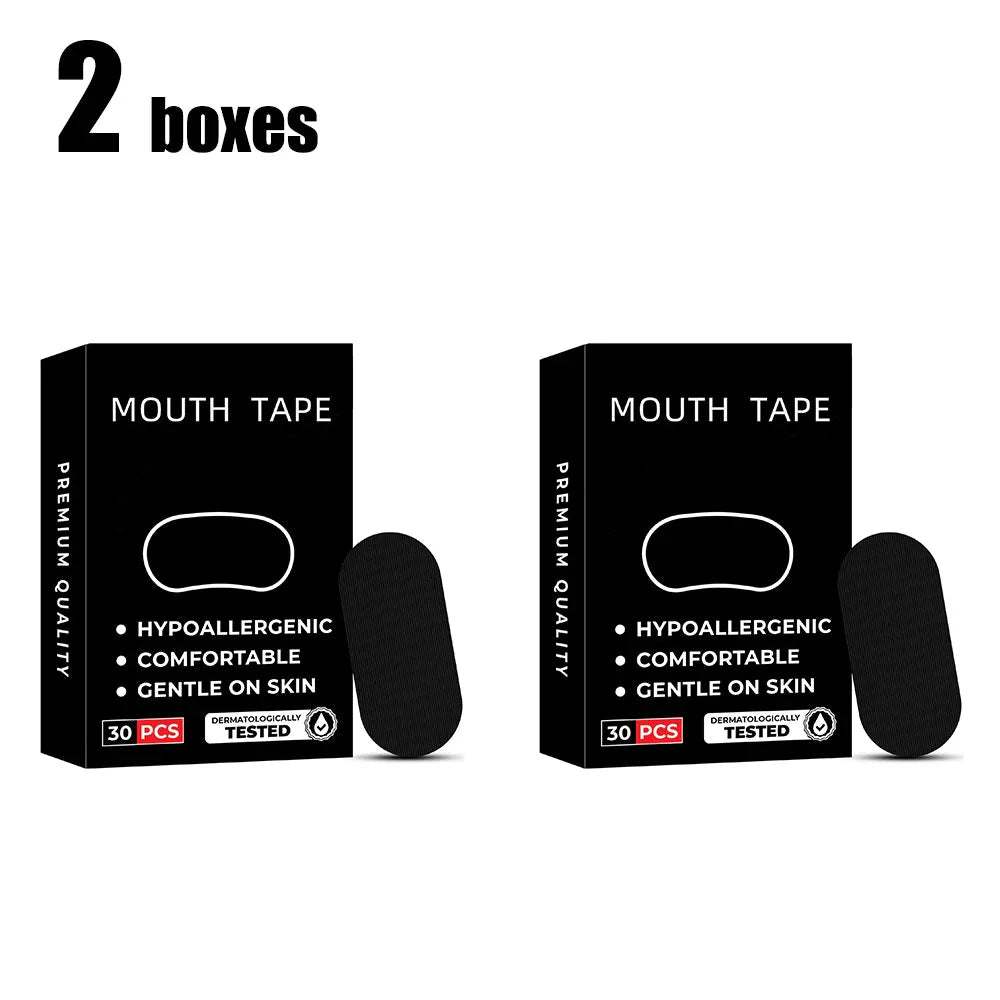 Anti-Snoring Sleep Mouth Tape with Nasal Strips – Medical-Grade Snoring Relief