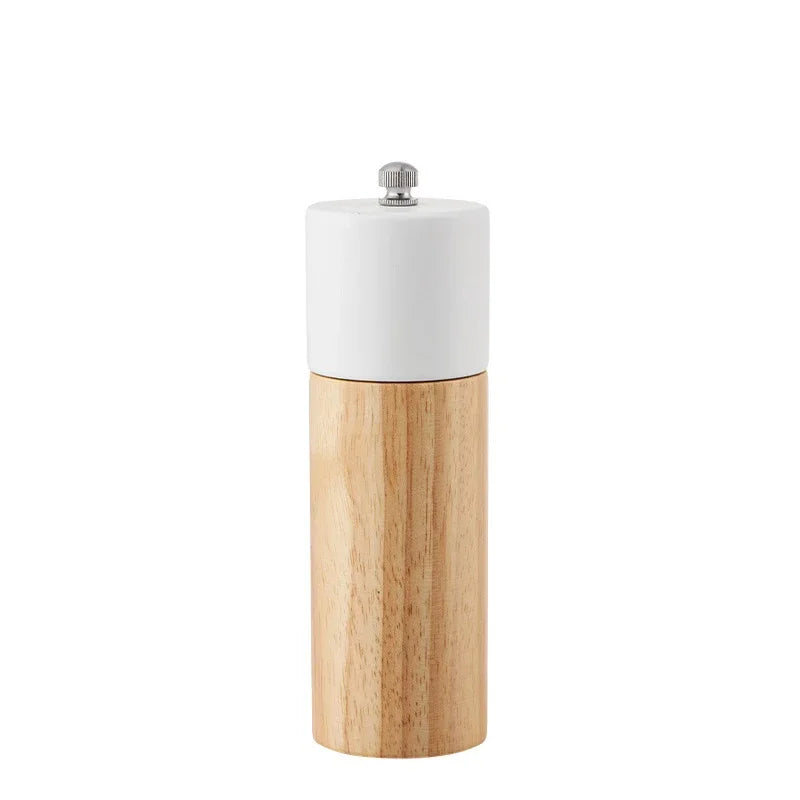 6-Inch Manual Wooden Salt & Pepper Grinder | Ceramic Mill, EEC Certified