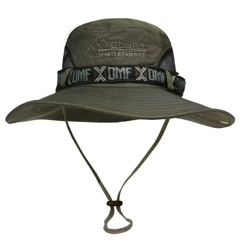 Youth Wide Brim Fishing Sun Hat – Foldable, Sun Protection, Unisex