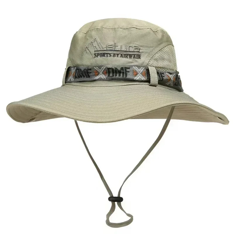 Youth Wide Brim Fishing Sun Hat – Foldable, Sun Protection, Unisex