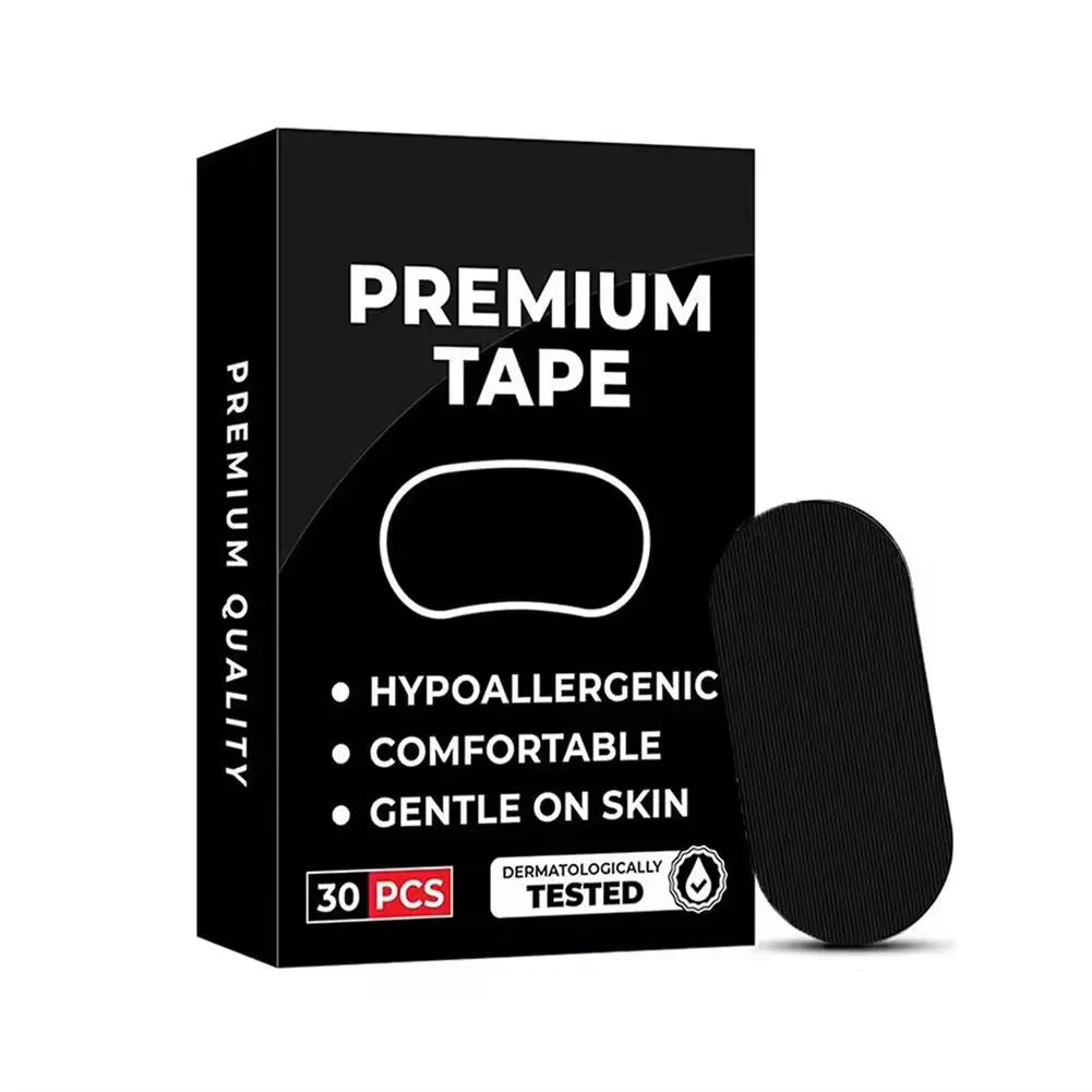 Anti-Snoring Sleep Mouth Tape with Nasal Strips – Medical-Grade Snoring Relief