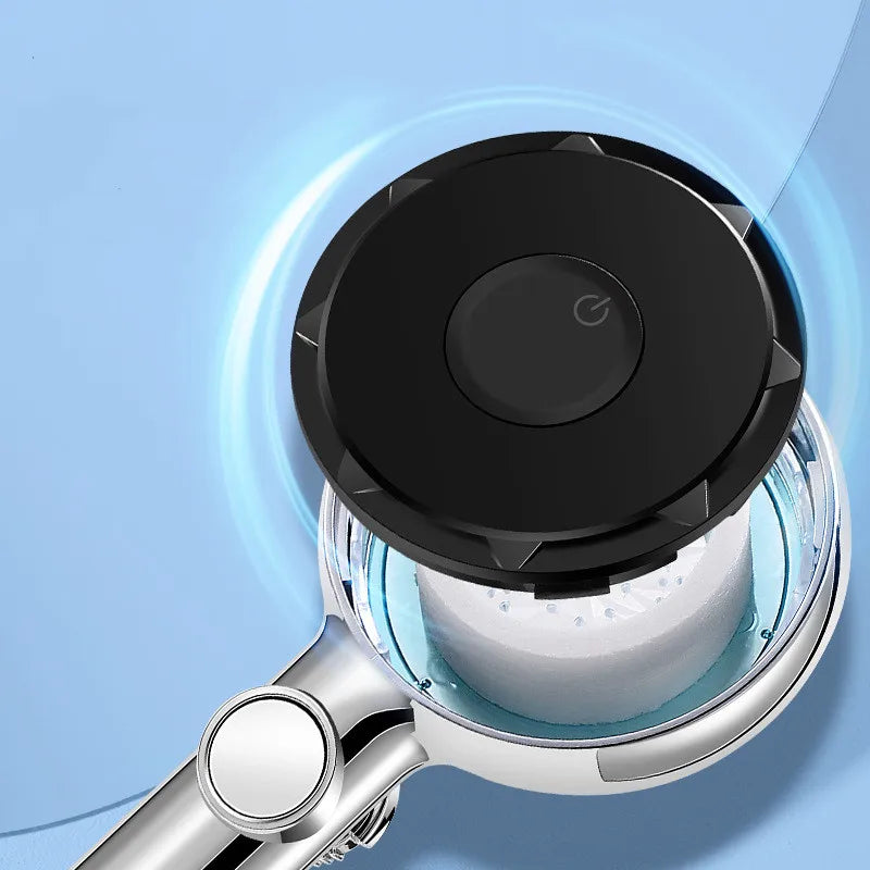 LED Filtered Shower Head with Digital Temperature Display | High Pressure