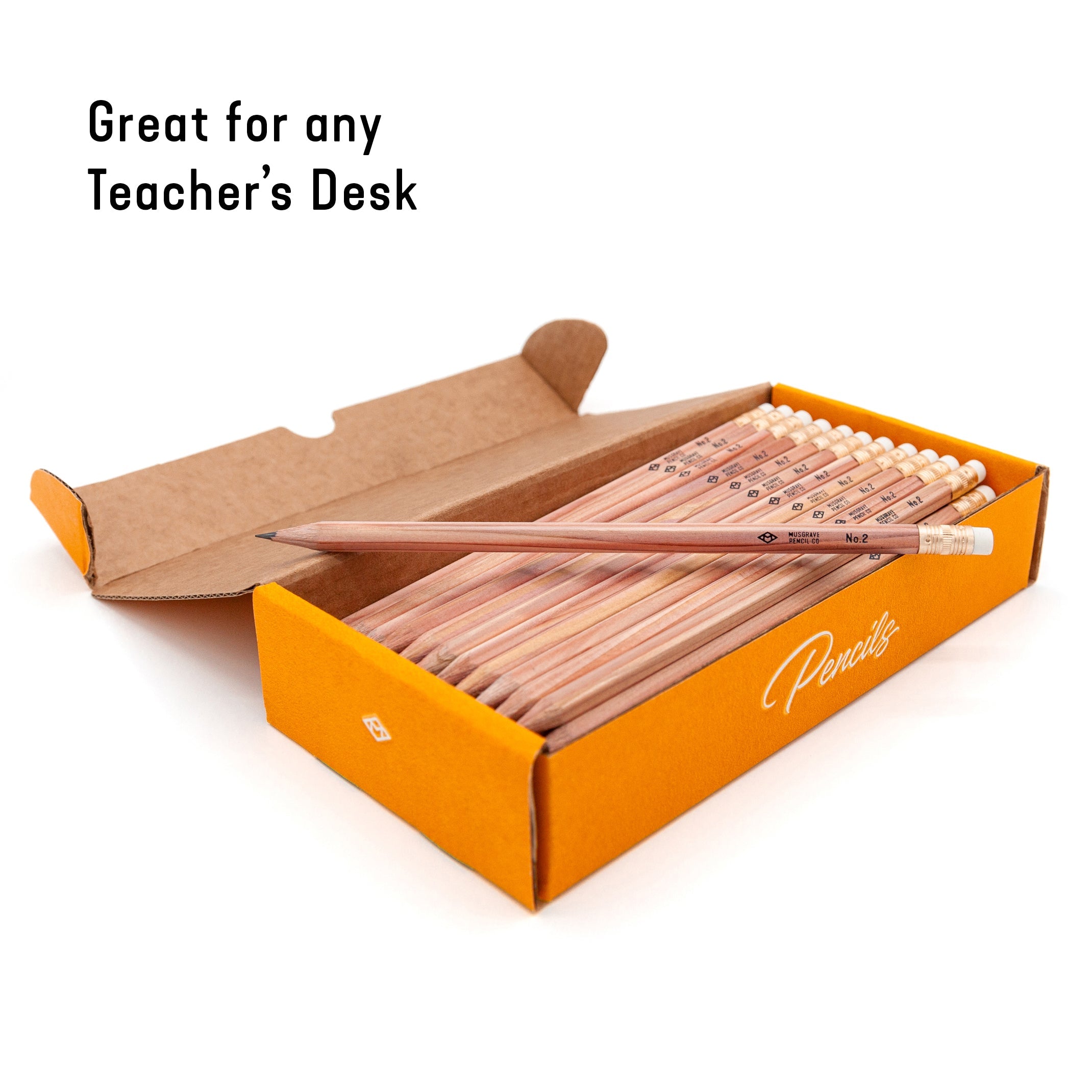 Musgrave Classroom-Friendly #2 Pencils – 60-Count Pack