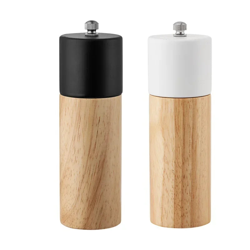 6-Inch Manual Wooden Salt & Pepper Grinder | Ceramic Mill, EEC Certified