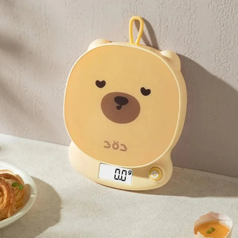 Kawaii Animal Kitchen Scales | Cute Digital Food Scale for Baking & Cooking
