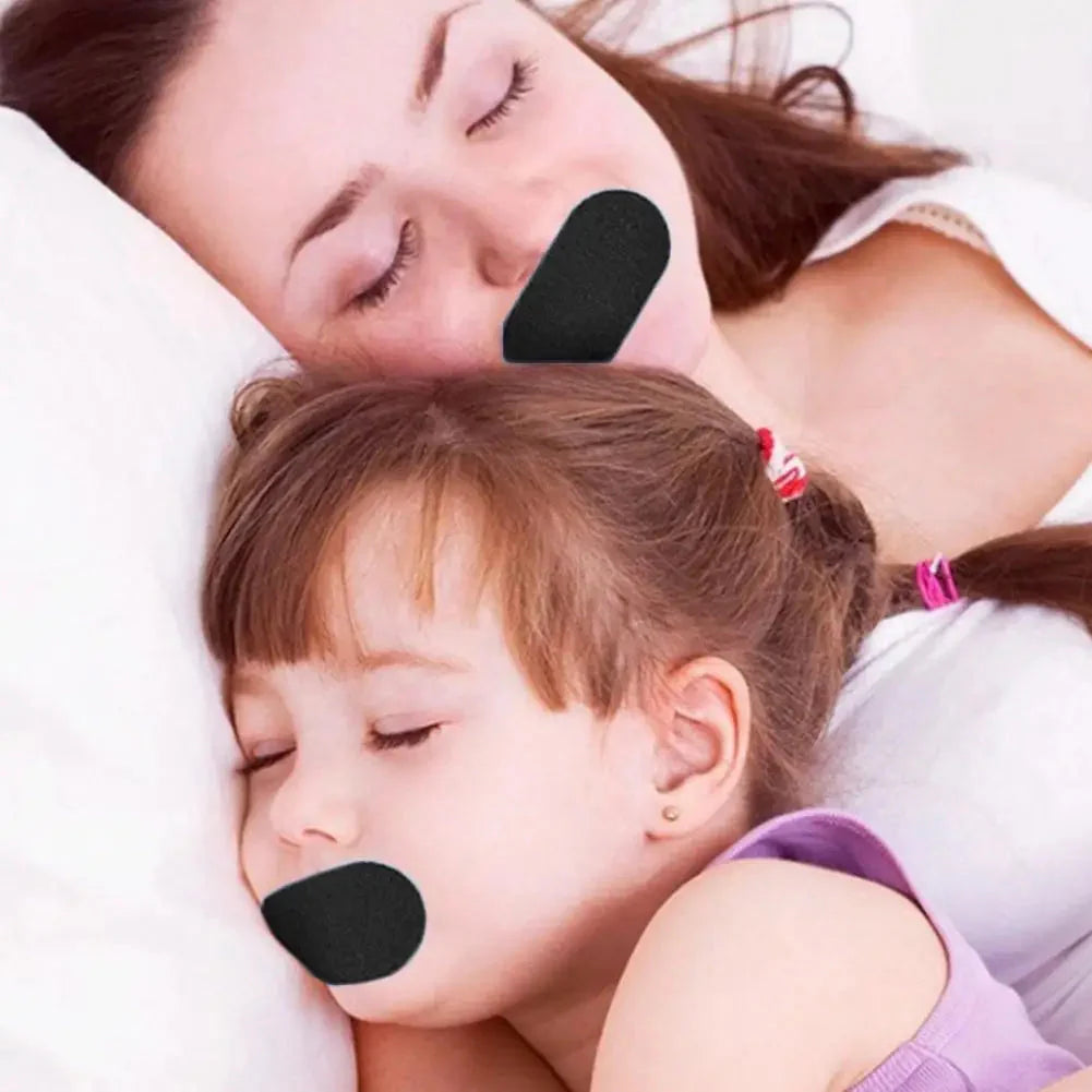 Anti-Snoring Sleep Mouth Tape with Nasal Strips – Medical-Grade Snoring Relief