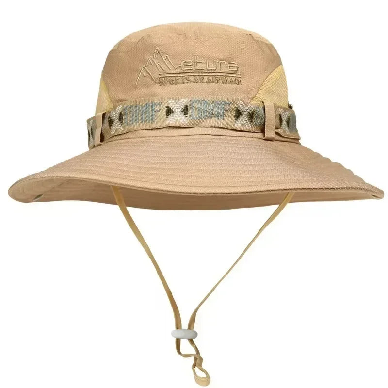 Youth Wide Brim Fishing Sun Hat – Foldable, Sun Protection, Unisex