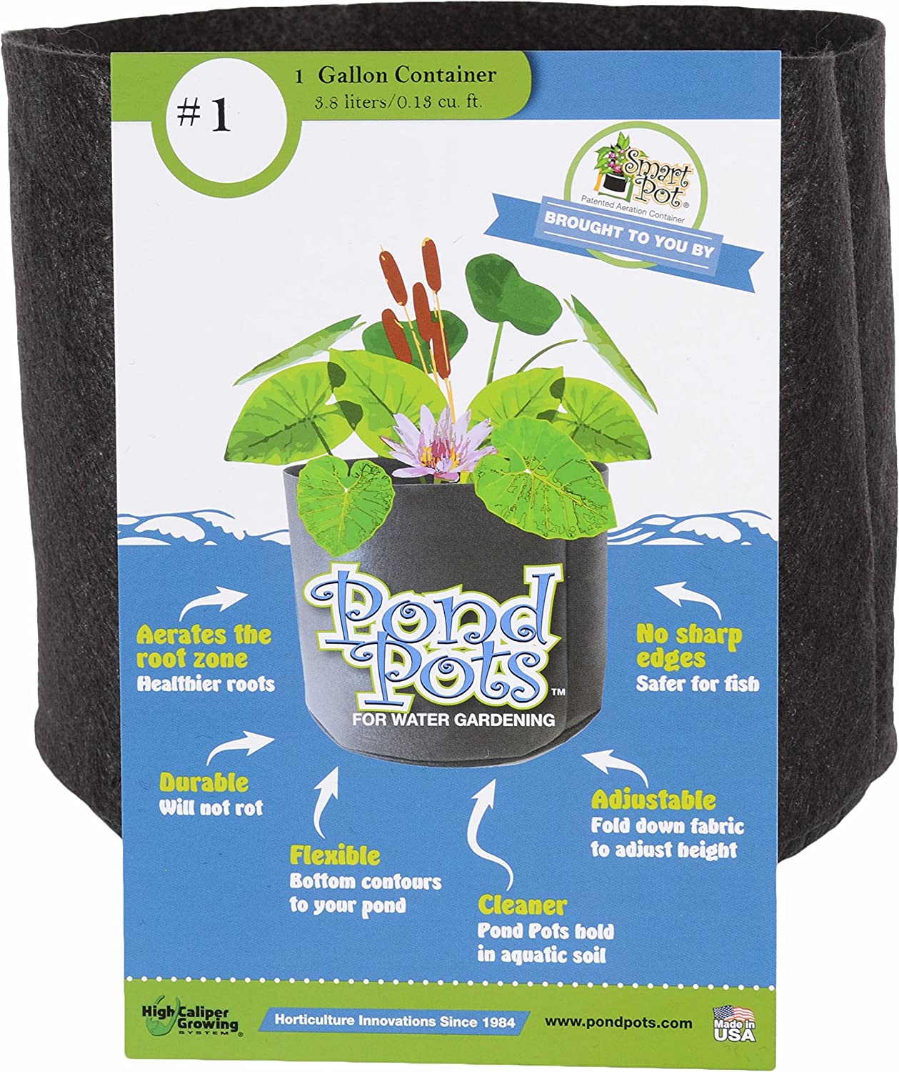 Smart Pot Pond Pot | Fabric Grow Container | 1–15 Gallon