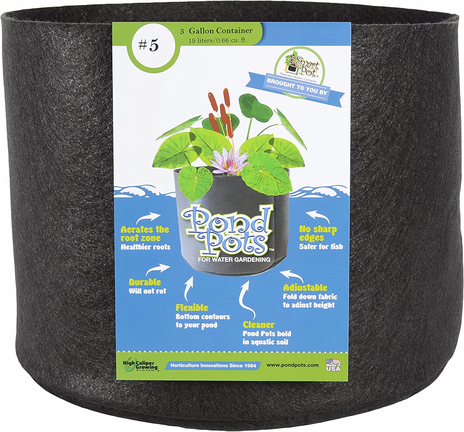 Smart Pot Pond Pot | Fabric Grow Container | 1–15 Gallon