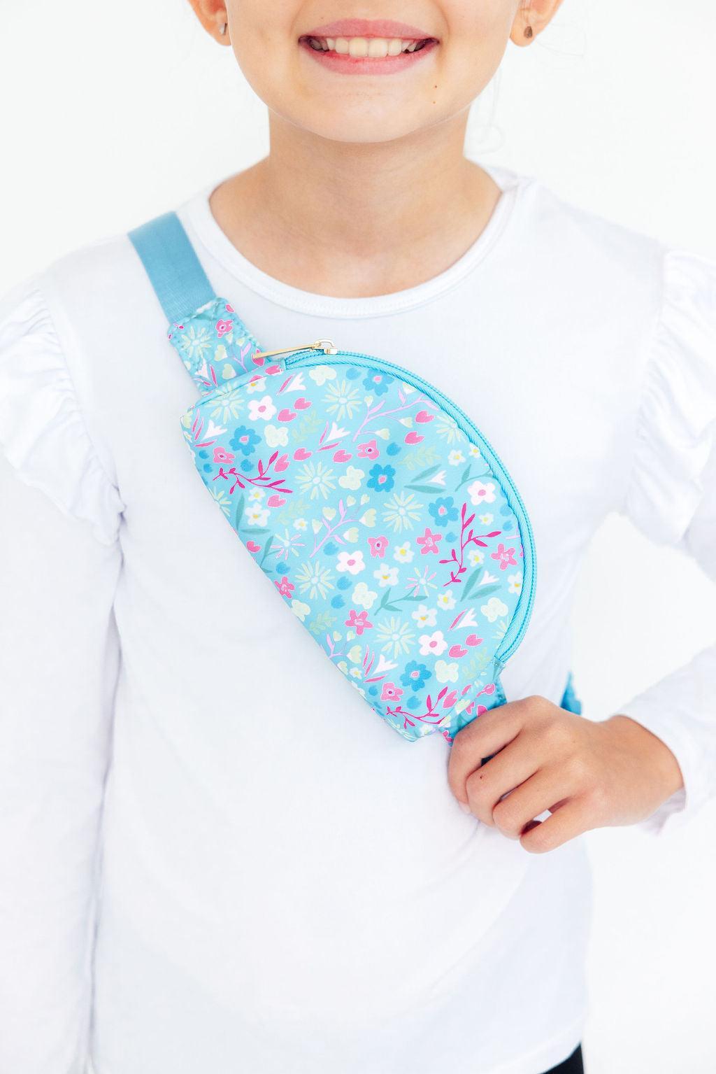 Kids Belt Bag | Stylish Hands-Free Fanny Pack for Girls | Waist or Crossbody Wear