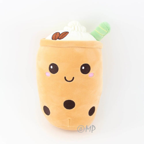 Boba Tea Plüschkissen Süßes Bubble Tea Stofftier