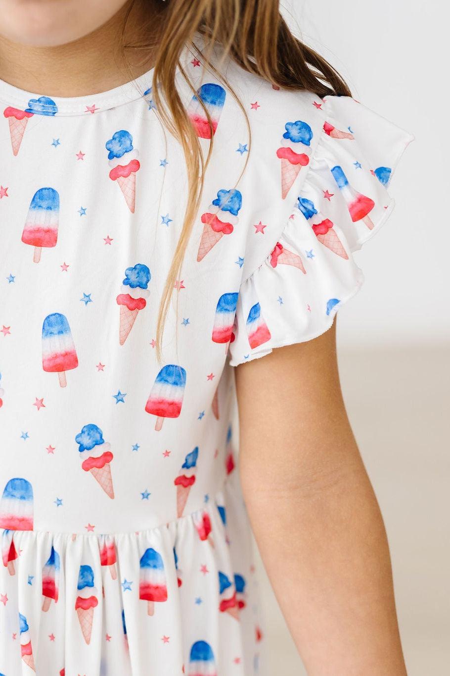 Girls' Summer Sweets Everyday Twirl Dress – School, Play & Special Occasions