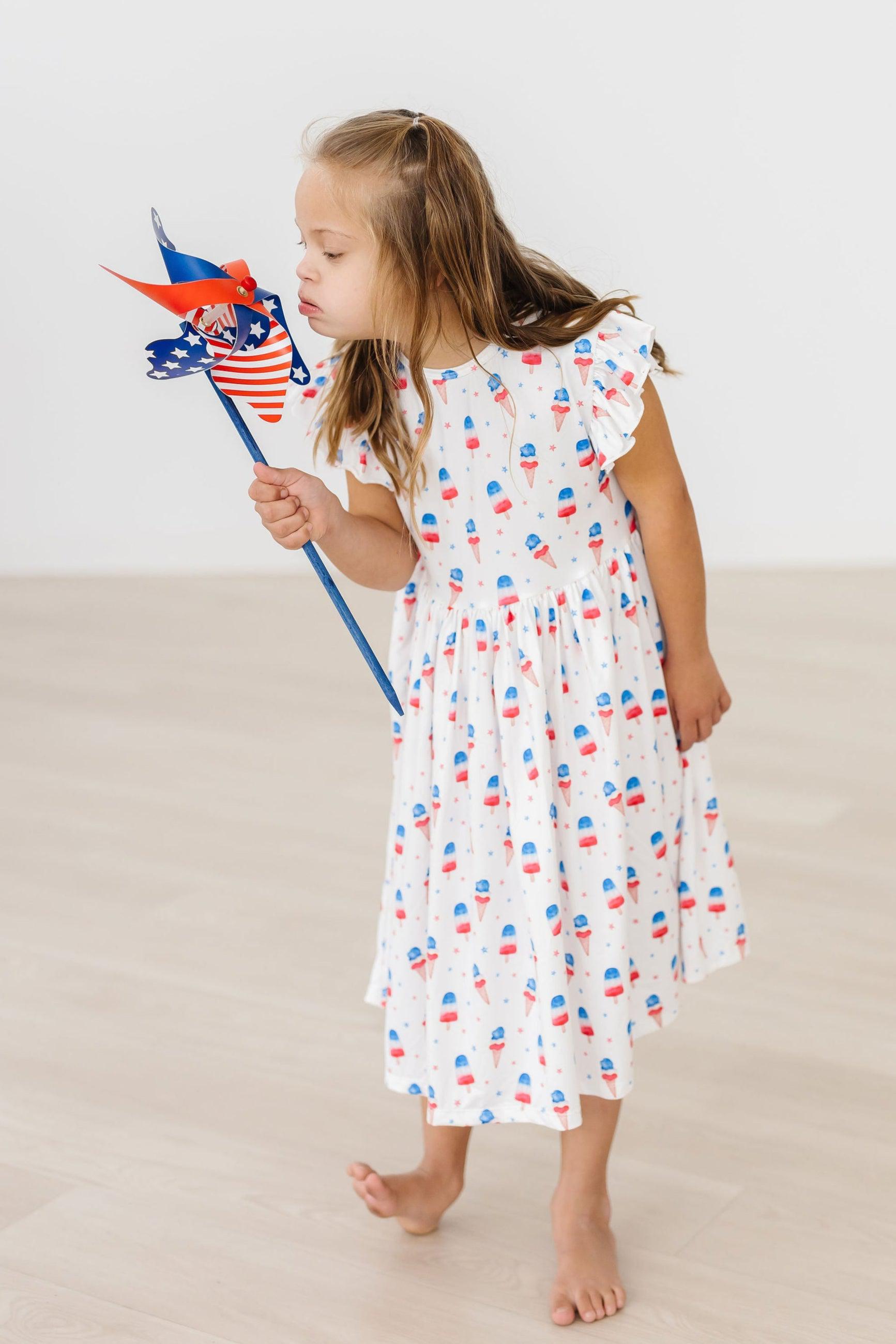 Girls' Summer Sweets Everyday Twirl Dress – School, Play & Special Occasions