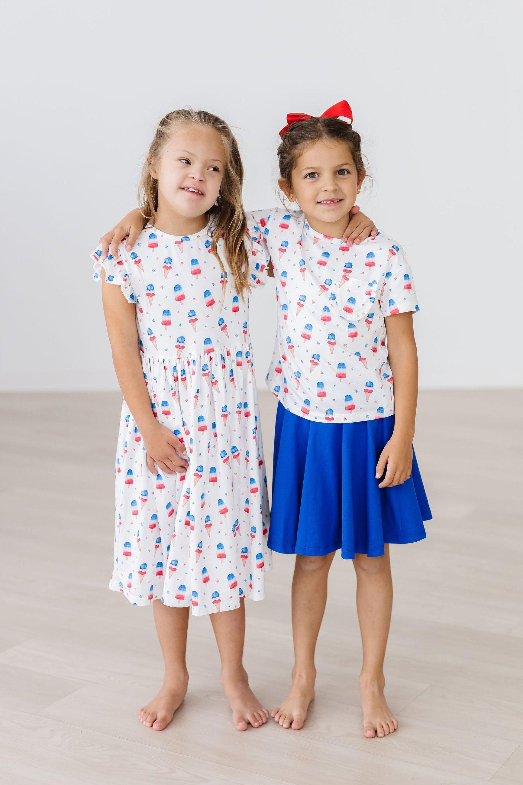 Girls' Summer Sweets Everyday Twirl Dress – School, Play & Special Occasions