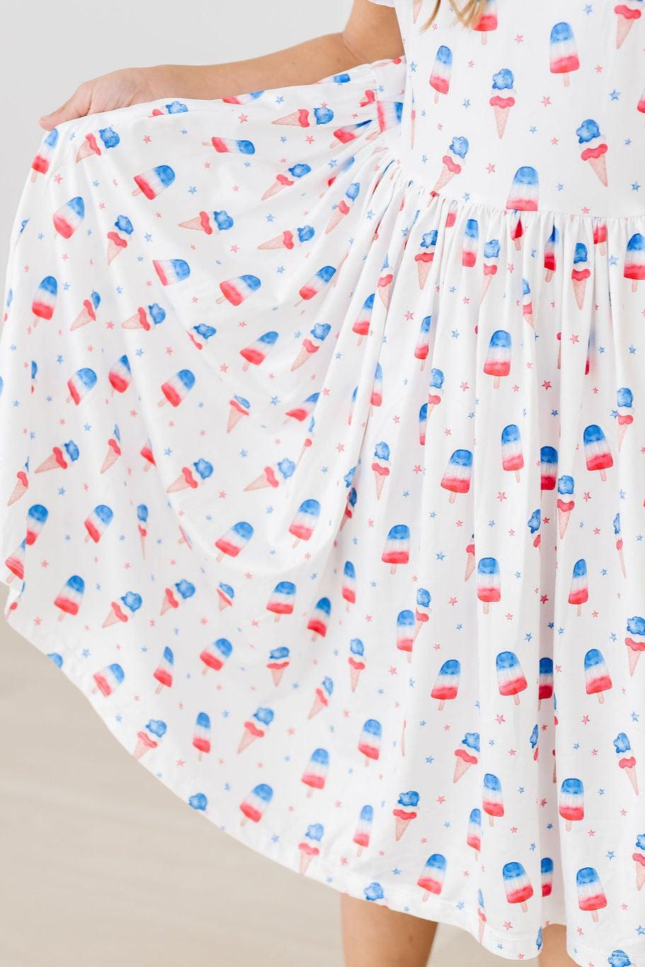 Girls' Summer Sweets Everyday Twirl Dress – School, Play & Special Occasions