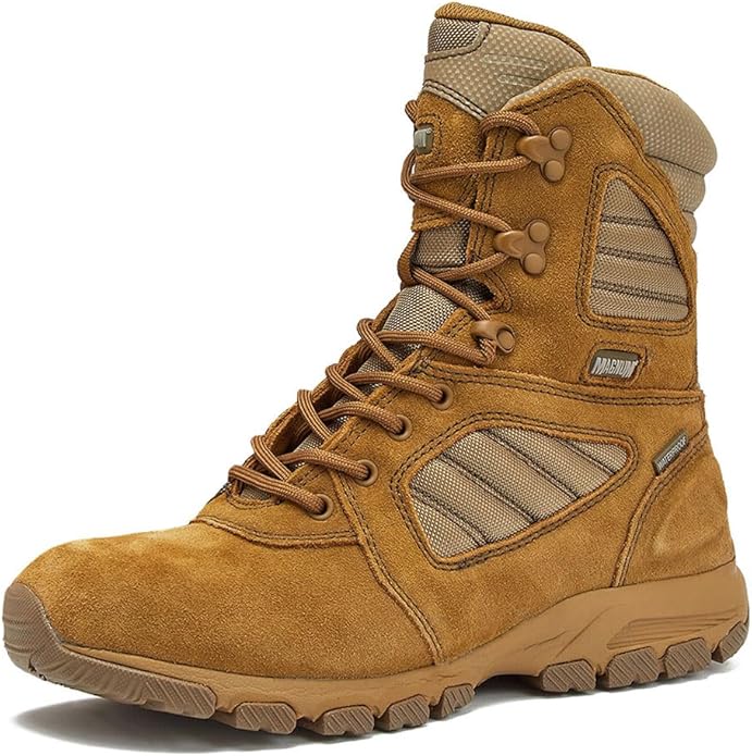 Magnum MAG SHIELD 8" Waterproof Suede Work Boot | Coyote | Sizes 7.5–13