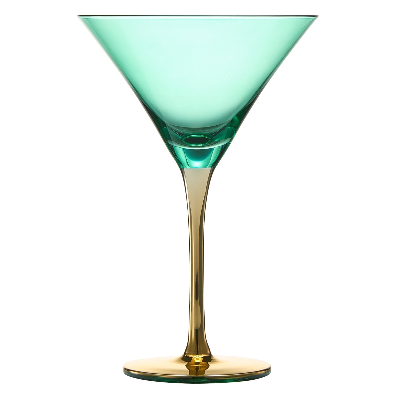 Art Deco Martini Glass Set of 4 | 8oz Cocktail Glassware