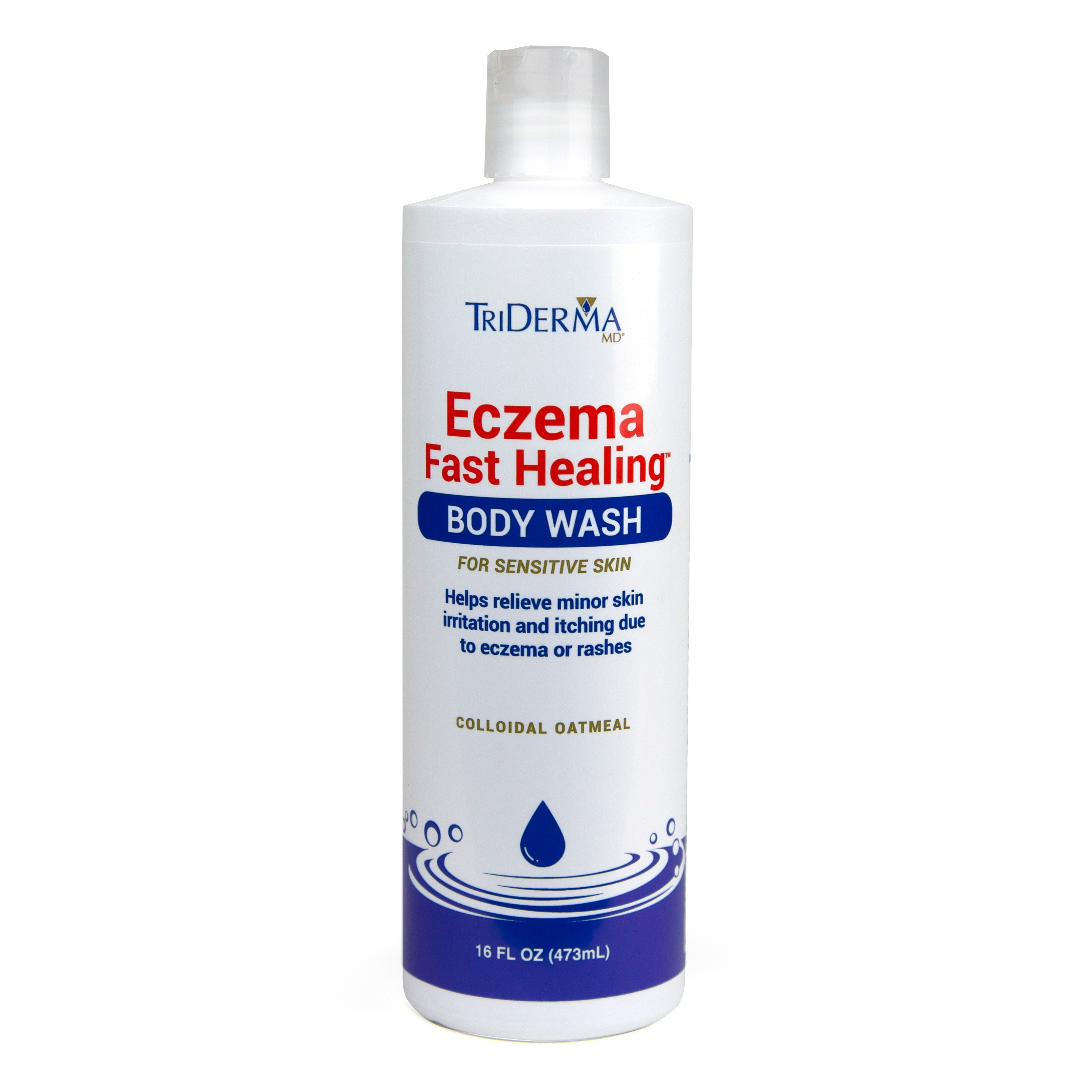 Eczema Fast Healing Body Wash | Colloidal Oatmeal, Aloe & Hemp Seed Oil | 16 oz