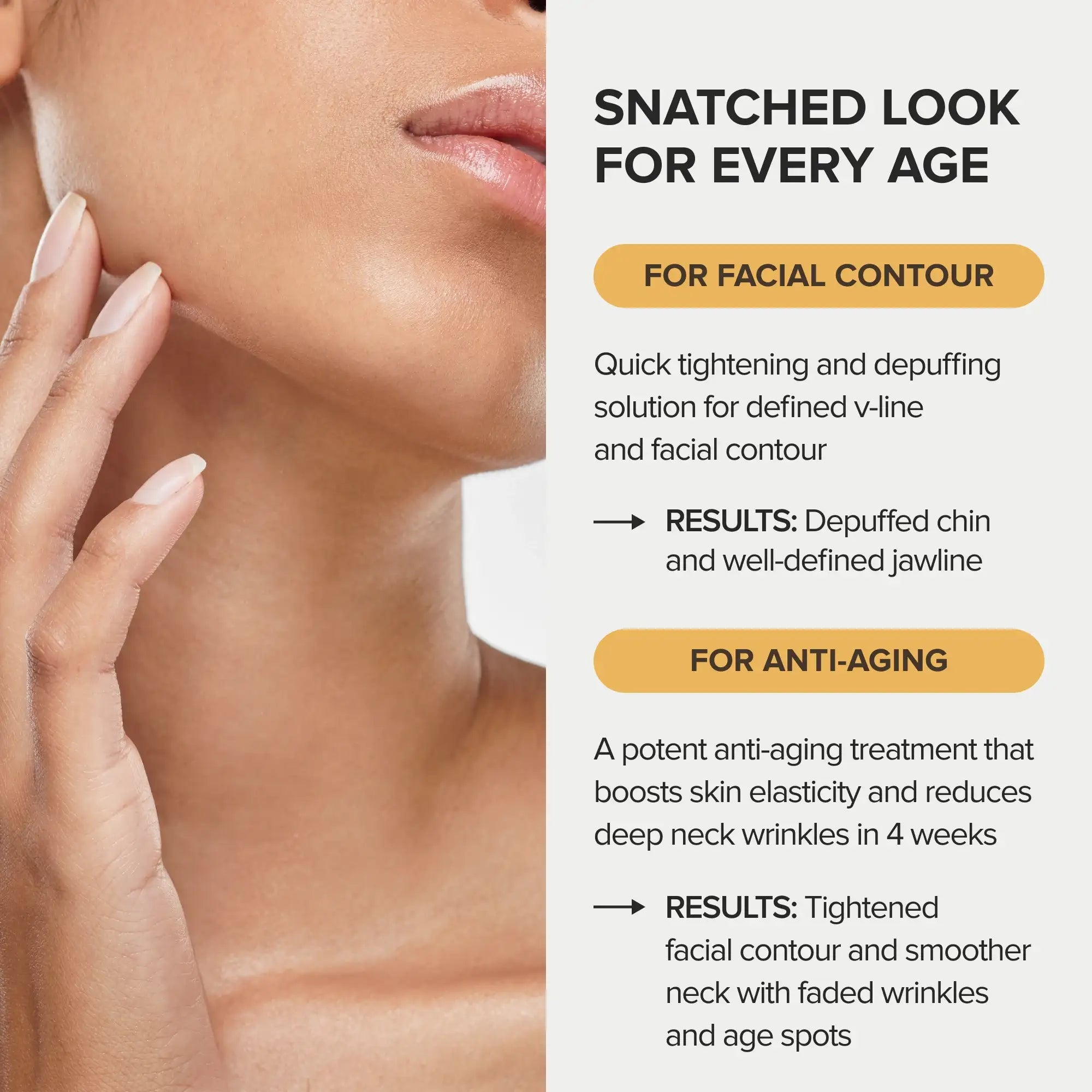 24K Gold V-Line Lifting Mask | Jawline Sculpting, Hydrating & Firming