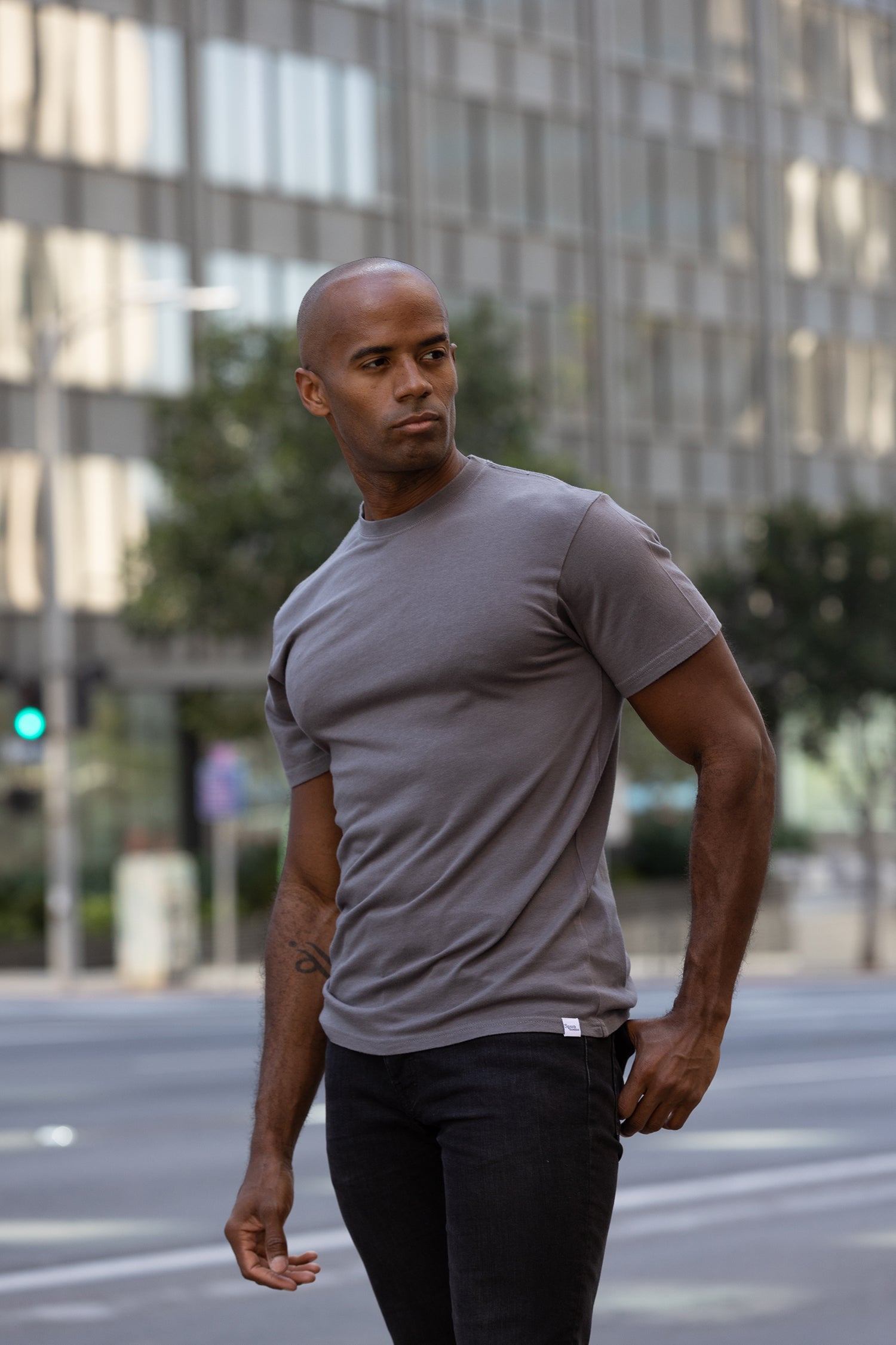 Original Spun Bamboo Herren Rundhals-T-Shirt – 70 % Bambus, 30 % Bio-Baumwolle | Ultraweich