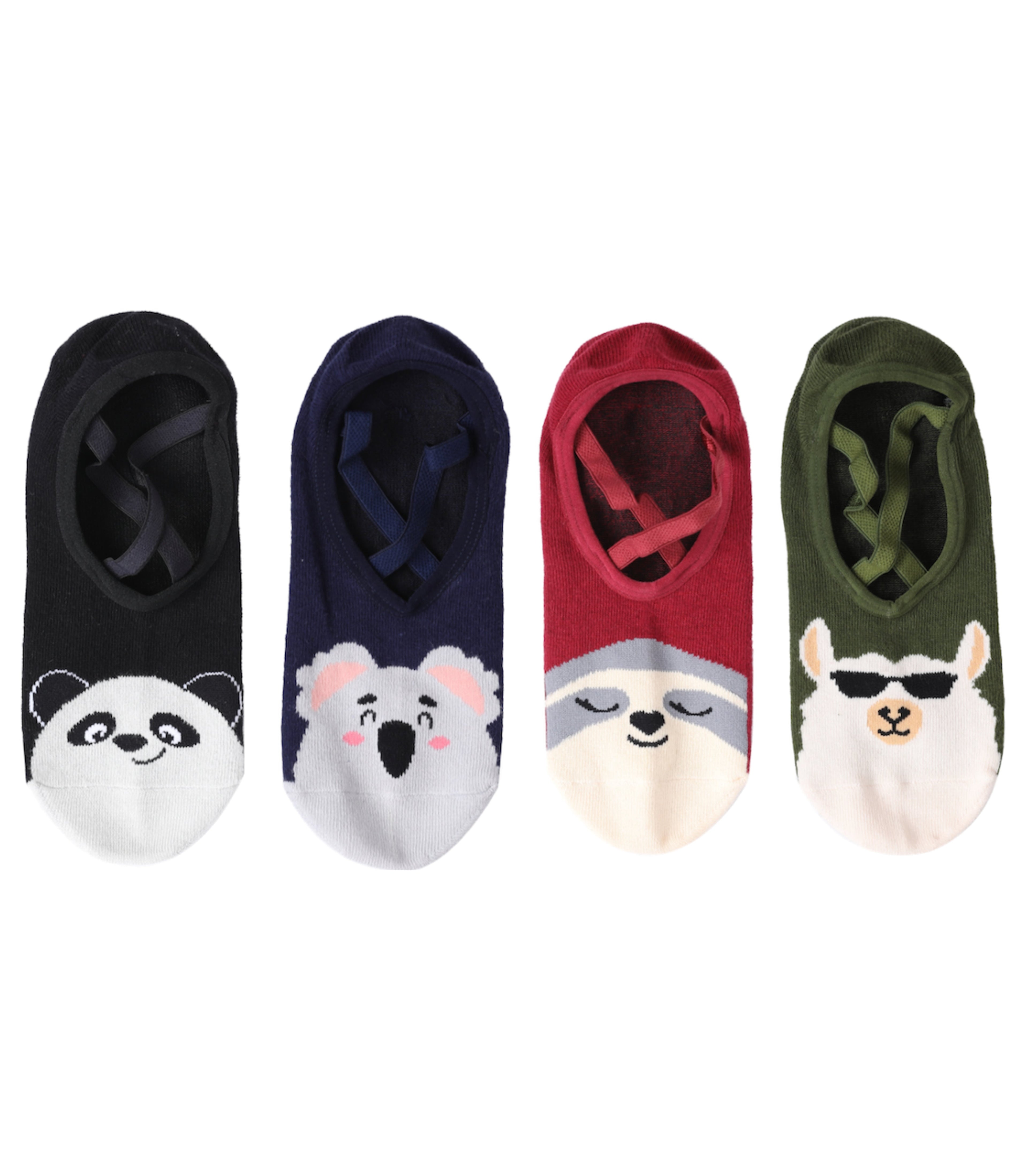 Rutschfeste Yoga- & Grip-Socken – Zehenfreies Anti-Rutsch-Design