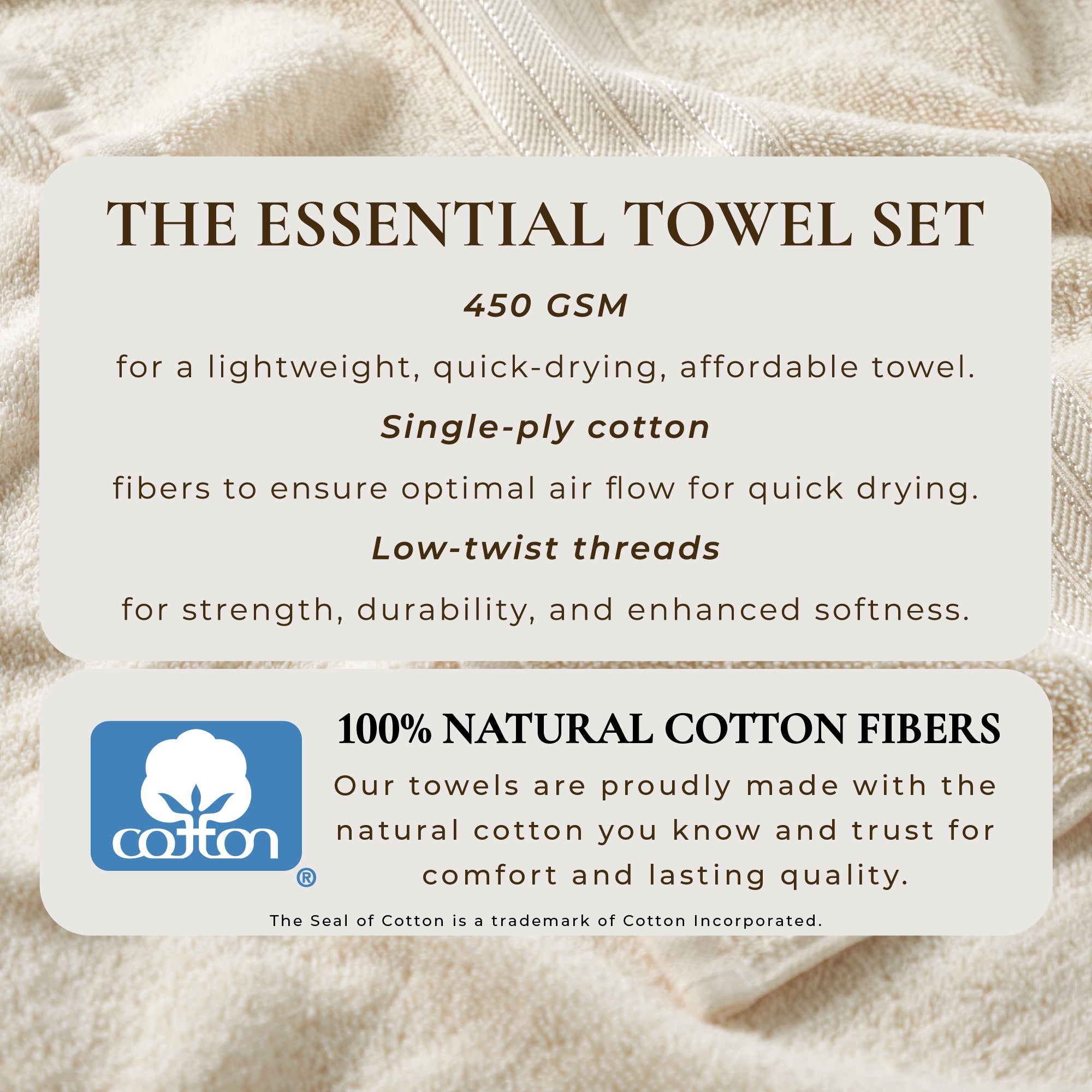 Feather Spun Cotton Bath Towels — Soft, Quick-Dry & Lightweight | Classic Bordered Style