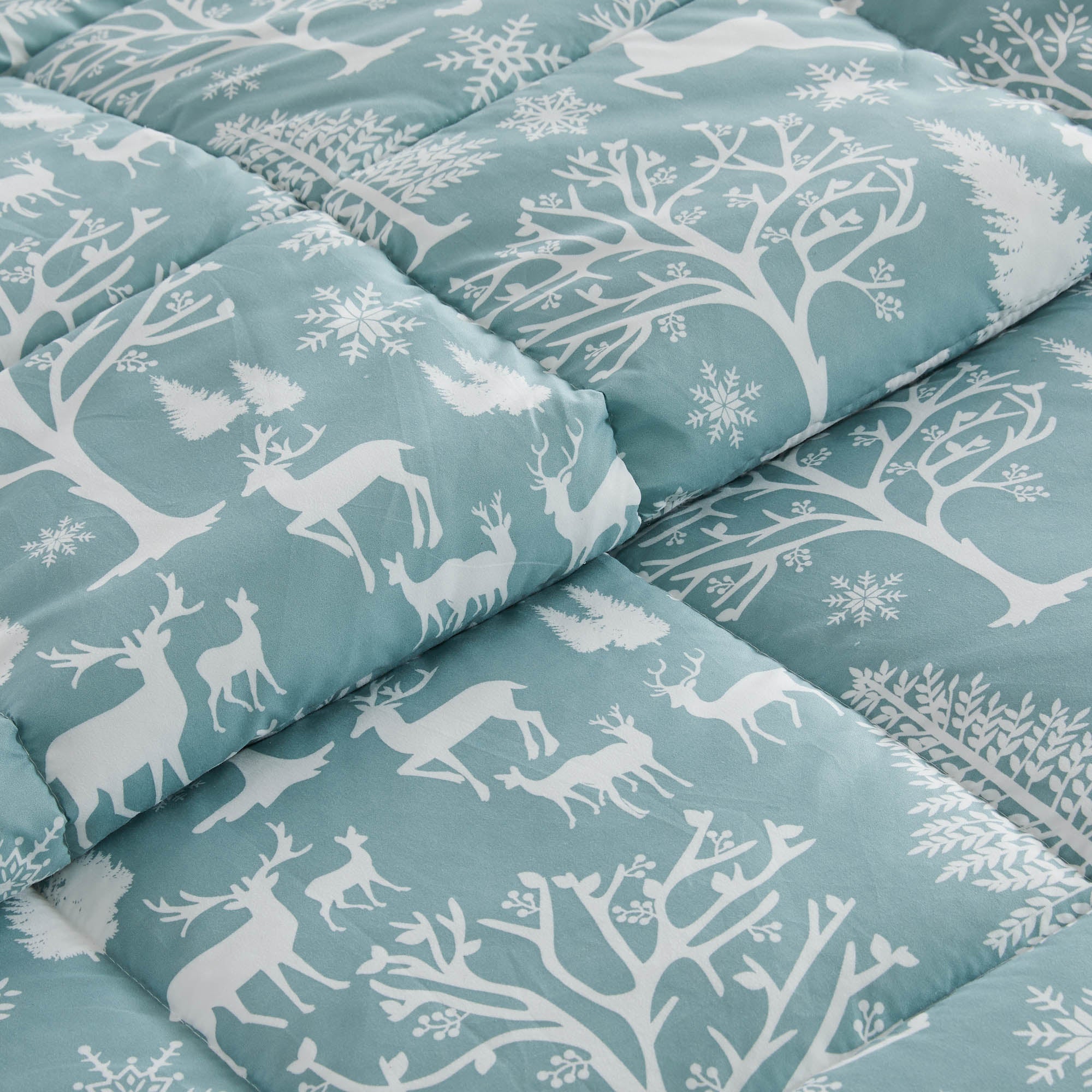 Reversible Comforter Set — Brushed Microfiber, Down Alternative Fill | Two Looks in One