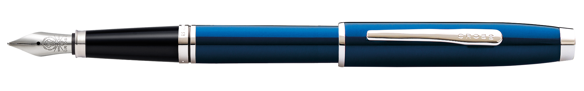 A.T. Cross Coventry Fountain Pen | Coventry Blue Lacquer | Fine Nib