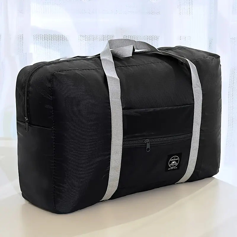 Large Foldable Duffel Bag – Nylon Oxford, Gym, Travel & Weekend
