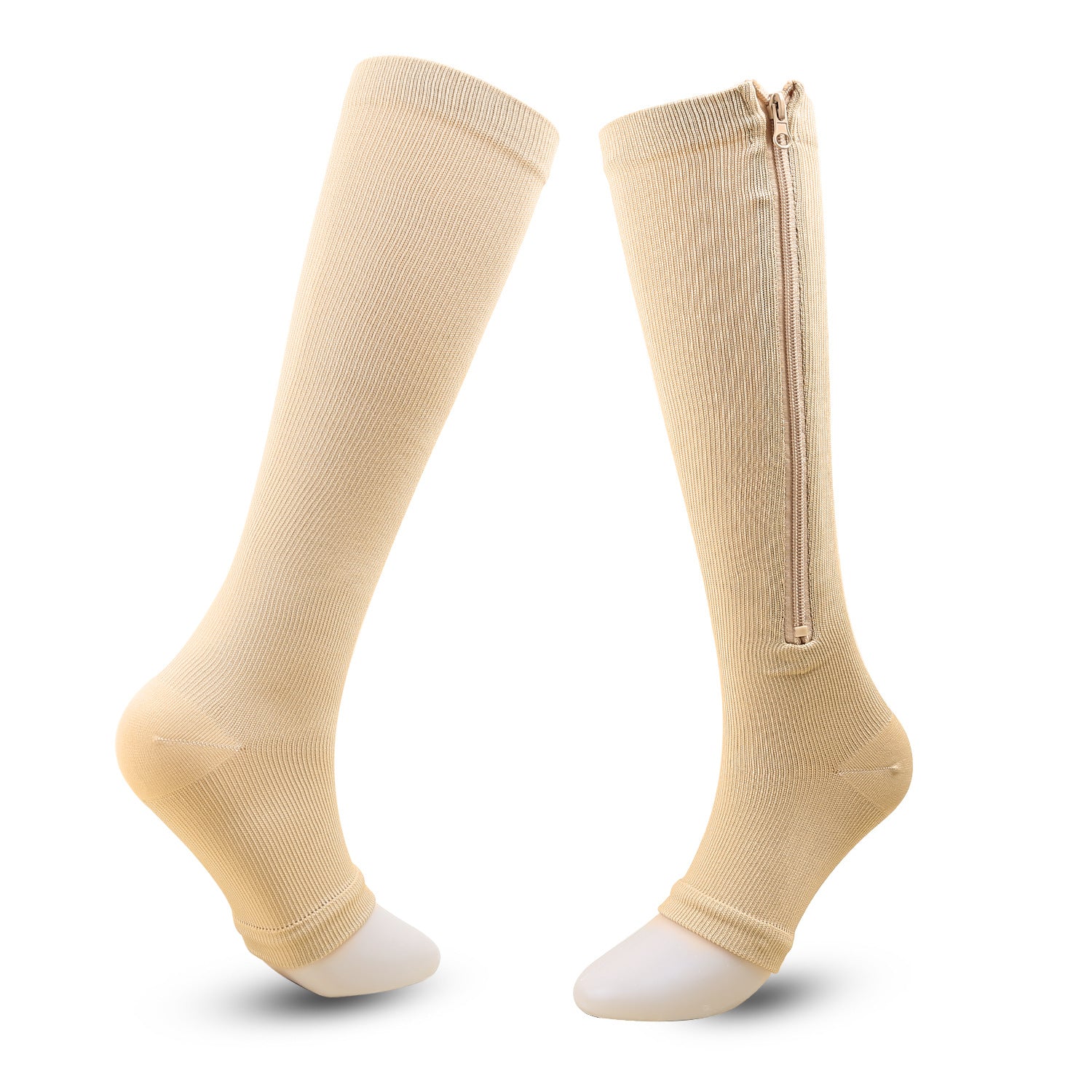 Graduated Compression Socks with Zipper – Medical-Grade Support for Performance & Recovery