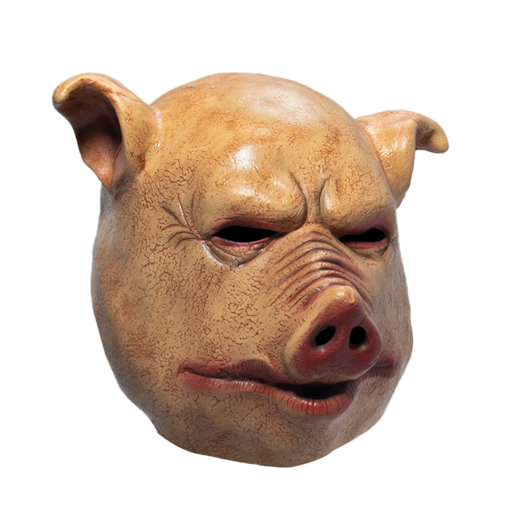 Halloween Scary Pig Latex Mask | Horror Rotten Mouth Costume Mask