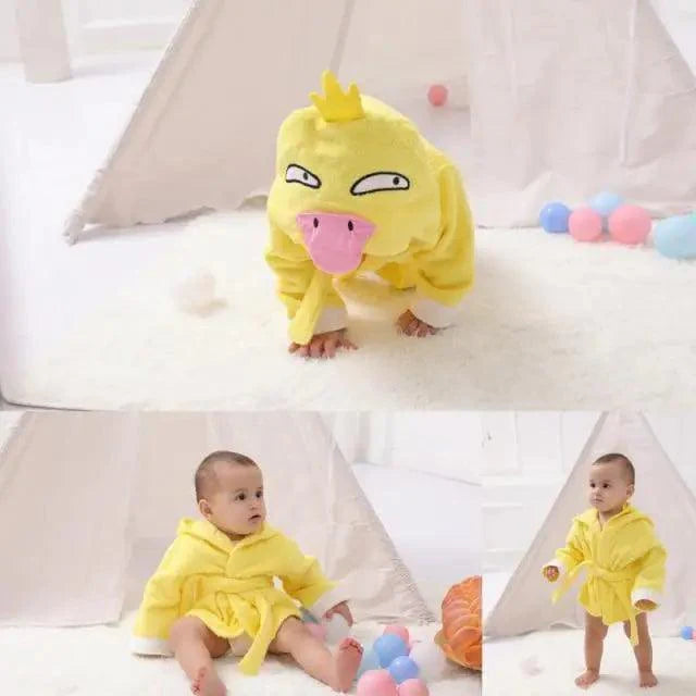 Baby Animal Hooded Bath Towel – 100% Cotton | Ages 0–12 Months