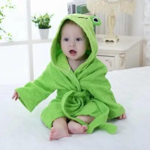 Baby Animal Hooded Bath Towel – 100% Cotton | Ages 0–12 Months