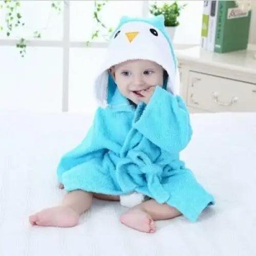 Baby Animal Hooded Bath Towel – 100% Cotton | Ages 0–12 Months