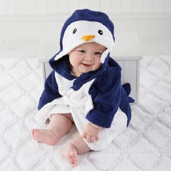 Baby Animal Hooded Bath Towel – 100% Cotton | Ages 0–12 Months